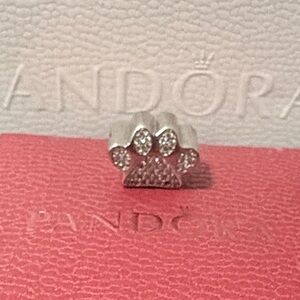 Pandora Silver Paw Print Charm